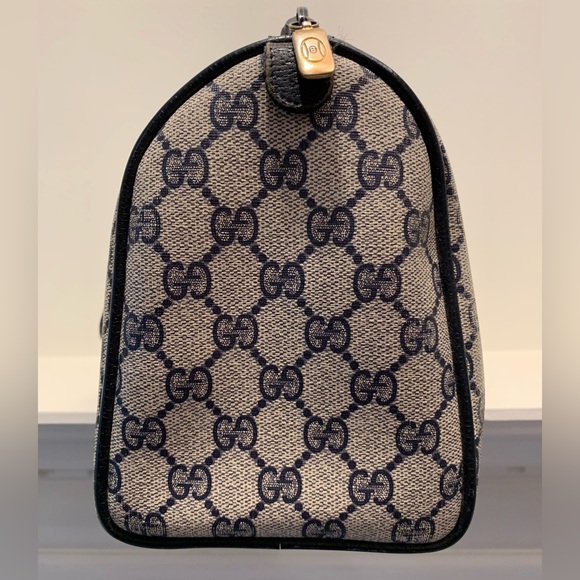 Authentic Vintage GUCCI Blue Web Stripe Ophidia Doctors Bag - Picture 4 of 16